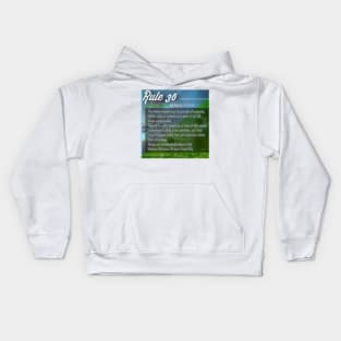 40 RULES OF LOVE - 36 Kids Hoodie